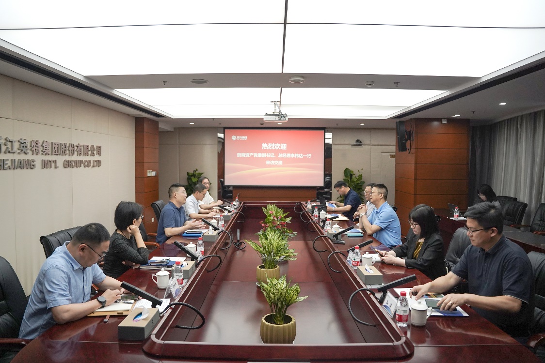 浙商资产党委副书记、总经理李伟达一行来9888拉斯维加斯集团走访互换
