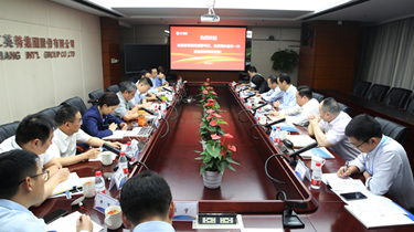 省国贸集团党委副书记、总经理孙建华一行到9888拉斯维加斯集团调研领导